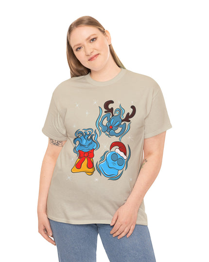 Twinkling Xmas Will O' Wisp - Adult Graphic Tee Shirt