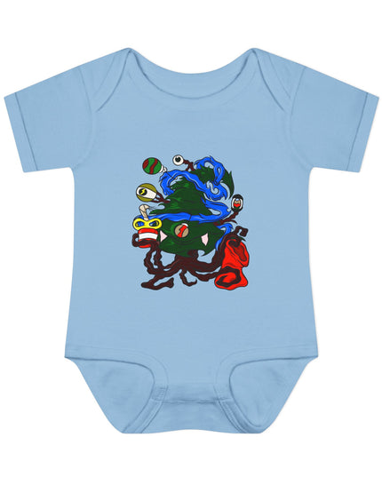 Christmas Treeant - Infant Baby Rib Bodysuit