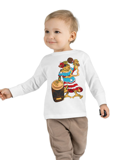 Toddler Long Sleeve Tee - Puerto Rican Isabella Coqui