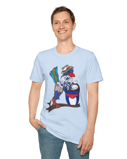 Mateo Armas the Cuban Trogon - Unisex Graphic Tee Shirt