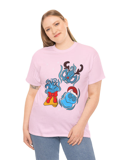 Twinkling Xmas Will O' Wisp - Adult Graphic Tee Shirt