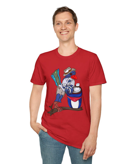 Mateo Armas the Cuban Trogon - Unisex Graphic Tee Shirt