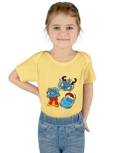 Xmas Will O Wisp - Infant Baby Rib Bodysuit