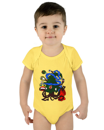Christmas Treeant - Infant Baby Rib Bodysuit