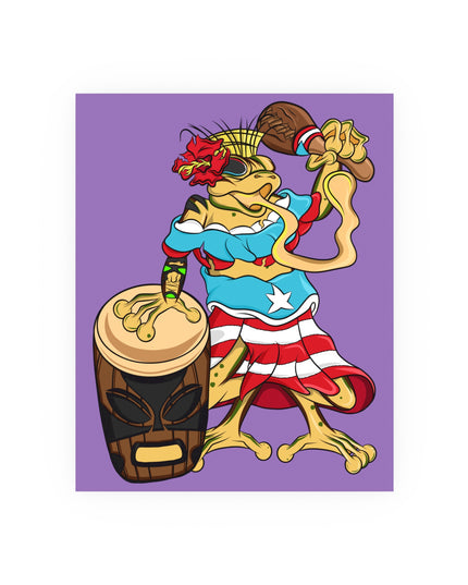Puerto Rican Isabela Coqui - Satin or Matte Poster