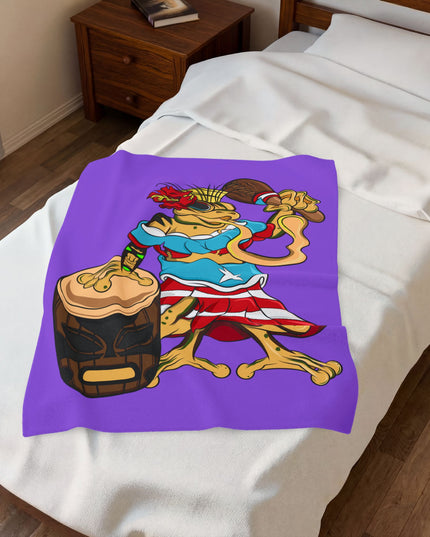 Puerto Rican Isabella Coqui - Plush Blanket