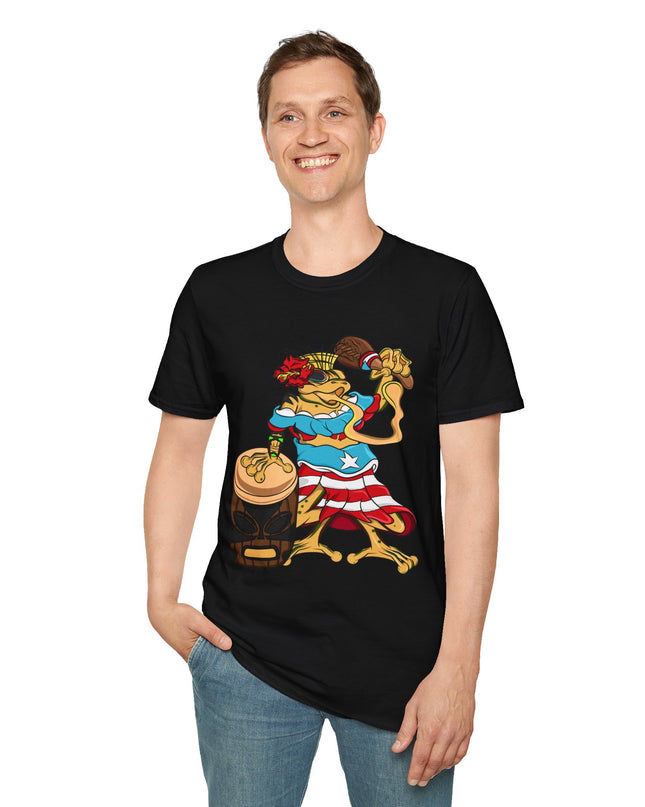 Unisex Graphic Tee Shirt - Puerto Rican Isabela Coqui