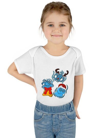 Xmas Will O Wisp - Infant Baby Rib Bodysuit
