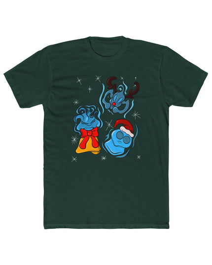 Sparkling Xmas Will O' Wisp - Unisex Adult Graphic Tee Shirt