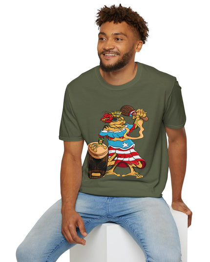 Unisex Graphic Tee Shirt - Puerto Rican Isabela Coqui