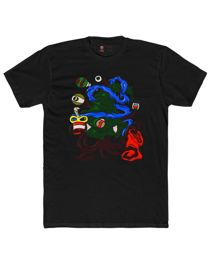 Christmas Treant - Adult Cotton Crew Tee Shirt