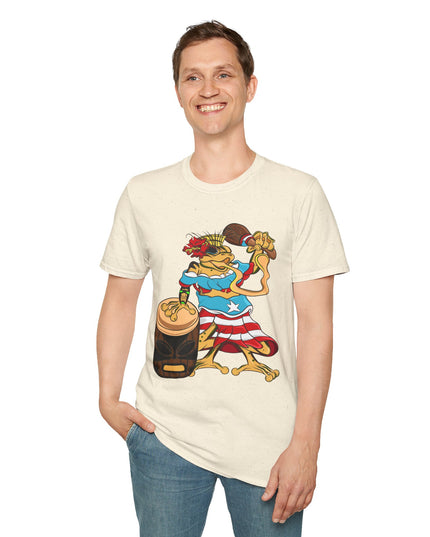 Unisex Graphic Tee Shirt - Puerto Rican Isabela Coqui