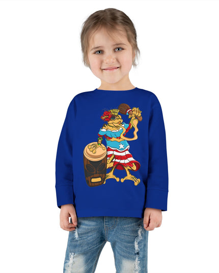 Toddler Long Sleeve Tee - Puerto Rican Isabella Coqui