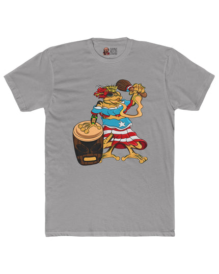 Puerto Rican Isabella Coquí - Adult Cotton Crew Tee Shirt