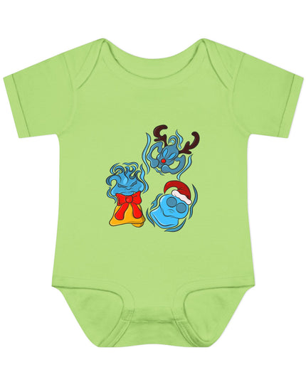Xmas Will O Wisp - Infant Baby Rib Bodysuit