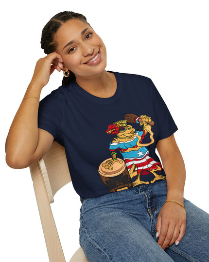 Unisex Graphic Tee Shirt - Puerto Rican Isabela Coqui