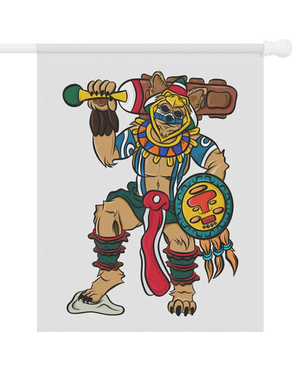 Abund Techichi the Mexican Warrior - Garden Banner