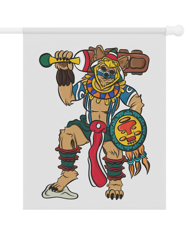 Abund Techichi the Mexican Warrior - Garden Banner