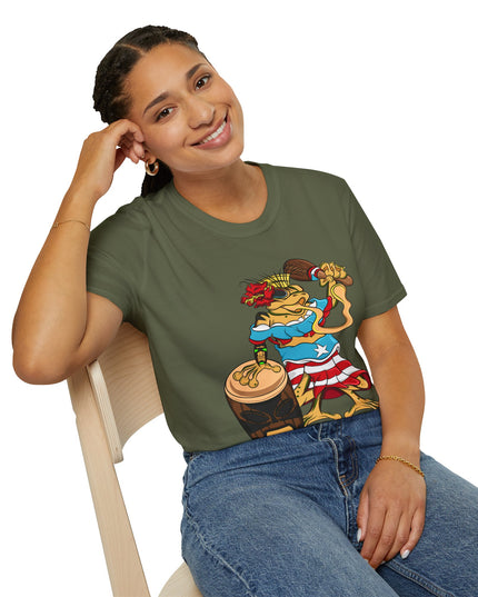 Unisex Graphic Tee Shirt - Puerto Rican Isabela Coqui