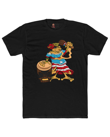 Puerto Rican Isabella Coquí - Adult Cotton Crew Tee Shirt