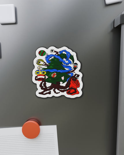 Christmas Treeant - Die-Cut Magnet