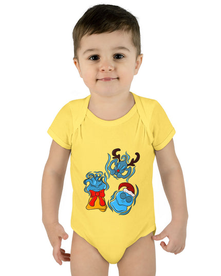 Xmas Will O Wisp - Infant Baby Rib Bodysuit