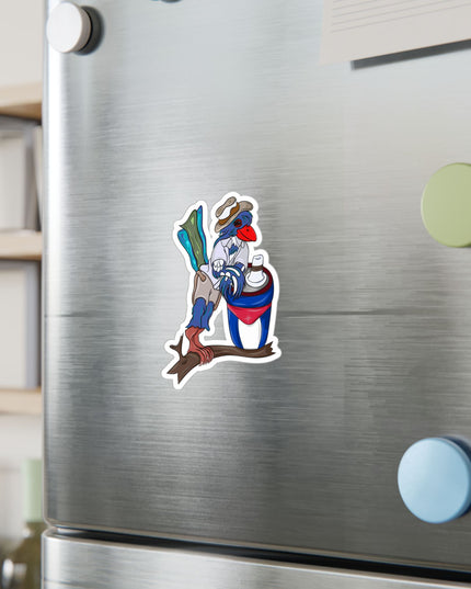 Mateo Armas Trogon - Kiss-Cut Vinyl Decal Sticker