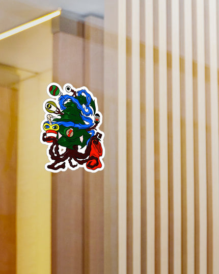 Christmas Treeant - Kiss-Cut Vinyl Decal Sticker