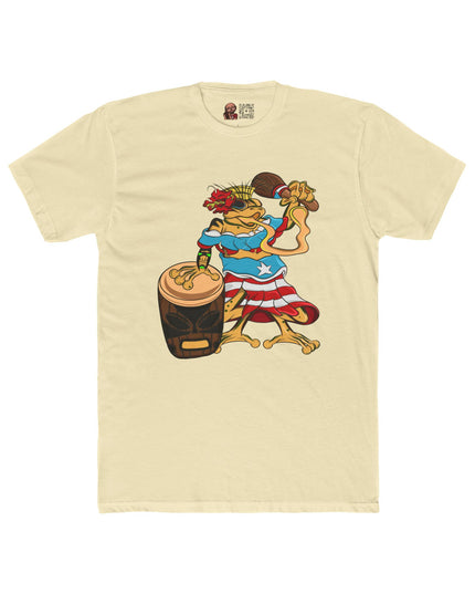 Puerto Rican Isabella Coquí - Adult Cotton Crew Tee Shirt