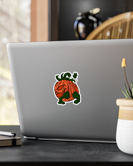 Pumpkin Hog - Kiss-Cut Vinyl Decal Sticker