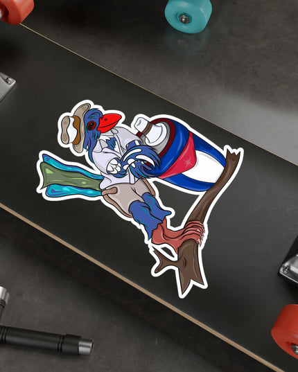 Mateo Armas Trogon - Kiss-Cut Vinyl Decal Sticker