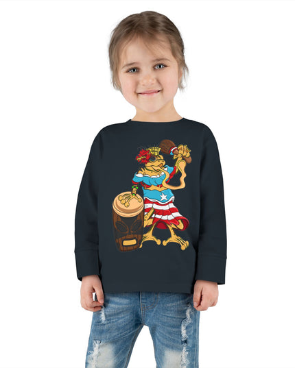 Toddler Long Sleeve Tee - Puerto Rican Isabella Coqui