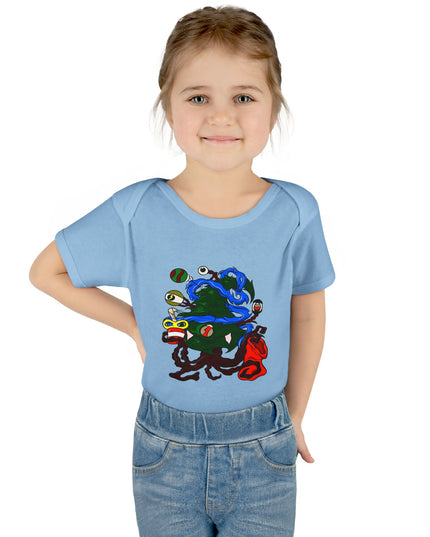 Christmas Treeant - Infant Baby Rib Bodysuit