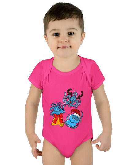 Xmas Will O Wisp - Infant Baby Rib Bodysuit