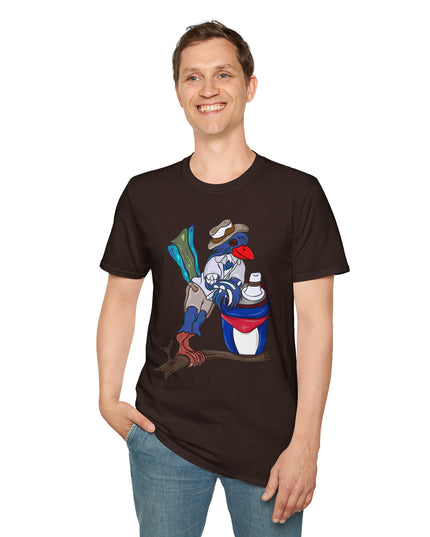 Mateo Armas the Cuban Trogon - Unisex Graphic Tee Shirt