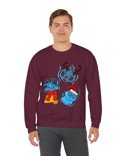 Xmas Will O' Wisp - Unisex Heavy Blend Crewneck Sweatshirt