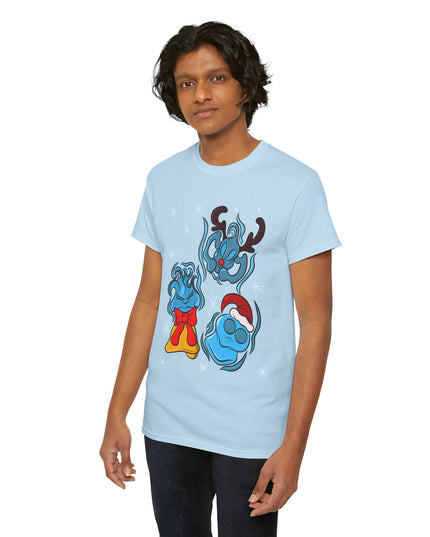Twinkling Xmas Will O' Wisp - Adult Graphic Tee Shirt