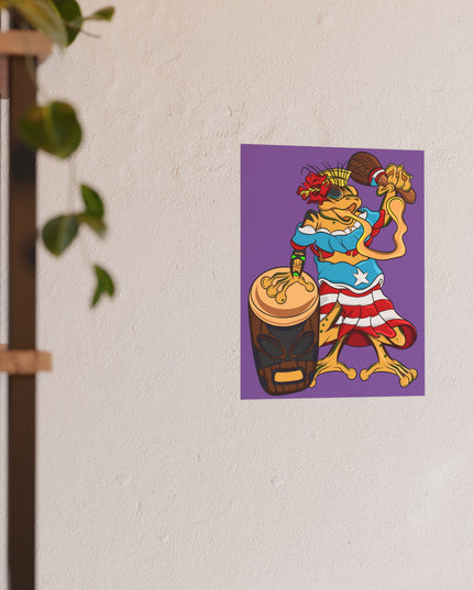Puerto Rican Isabela Coqui - Satin or Matte Poster