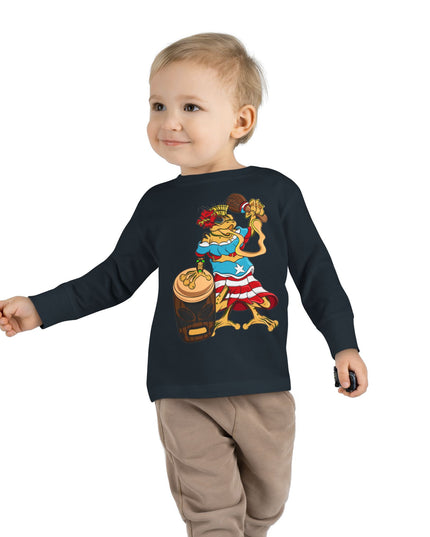Toddler Long Sleeve Tee - Puerto Rican Isabella Coqui