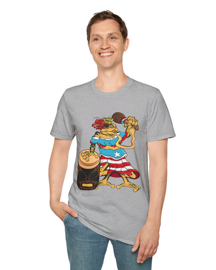 Unisex Graphic Tee Shirt - Puerto Rican Isabela Coqui