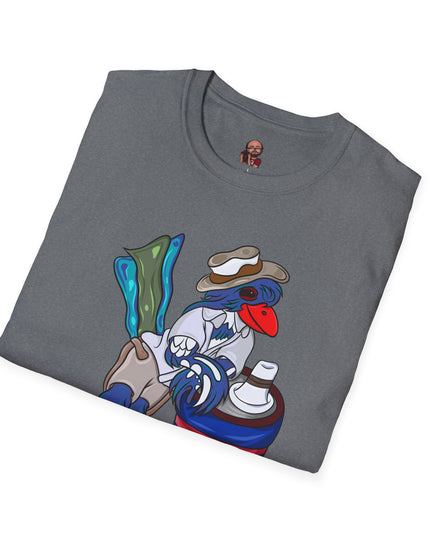 Mateo Armas the Cuban Trogon - Unisex Graphic Tee Shirt