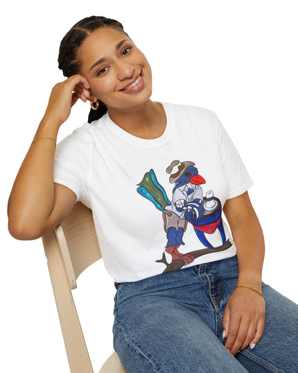 Mateo Armas the Cuban Trogon - Unisex Graphic Tee Shirt