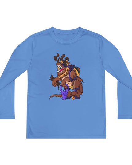 Youth Long Sleeve Tee - Trick or Tarrasque Halloween Design