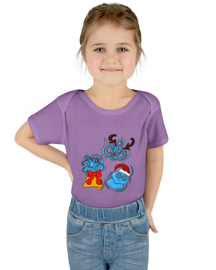 Xmas Will O Wisp - Infant Baby Rib Bodysuit