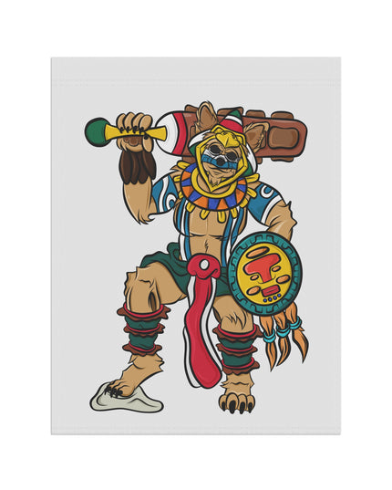 Abund Techichi the Mexican Warrior - Garden Banner