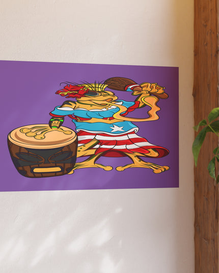 Puerto Rican Isabela Coqui - Satin or Matte Poster