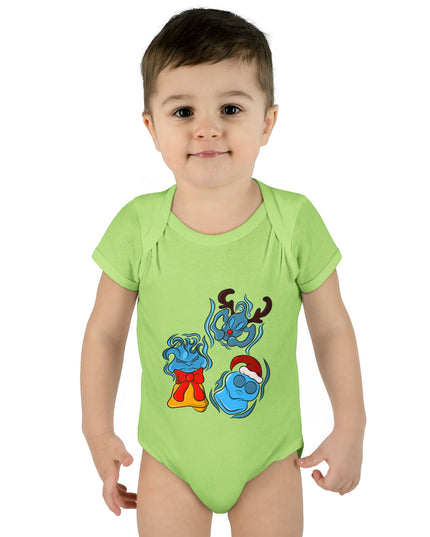 Xmas Will O Wisp - Infant Baby Rib Bodysuit