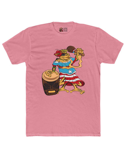 Puerto Rican Isabella Coquí - Adult Cotton Crew Tee Shirt
