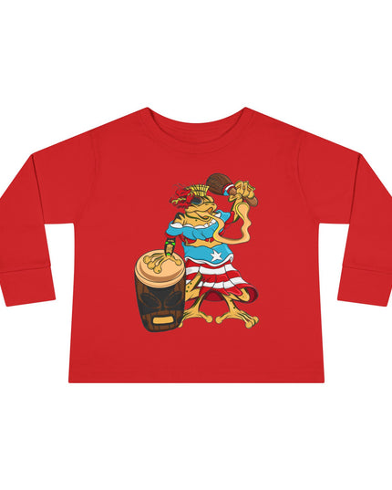 Toddler Long Sleeve Tee - Puerto Rican Isabella Coqui
