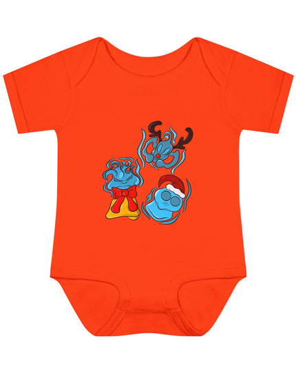 Xmas Will O Wisp - Infant Baby Rib Bodysuit